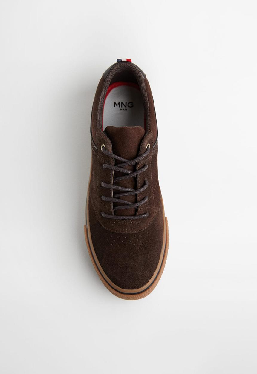 MANGO - Puxet sport sneaker - brown
