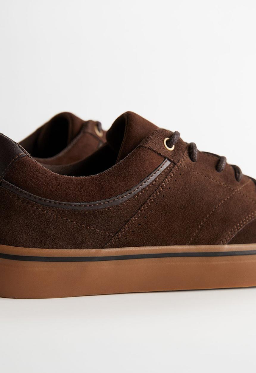 MANGO - Puxet sport sneaker - brown