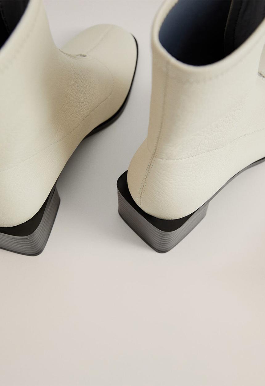 MANGO - Zape ankle boot - light / pastel grey