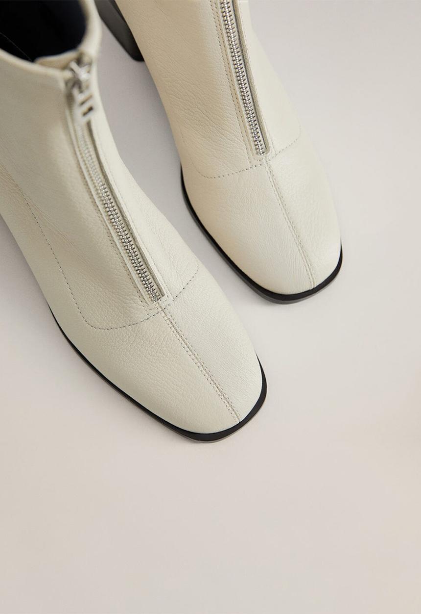 MANGO - Zape ankle boot - light / pastel grey