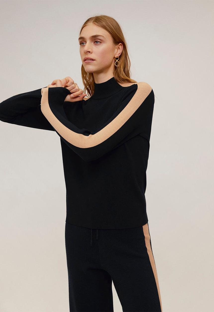 MANGO - Sweater olimpia - black