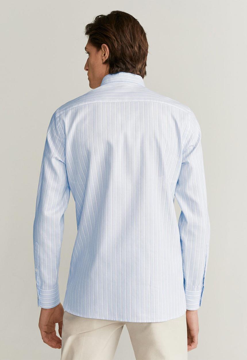 MANGO - Pacha shirt - light pastel blue