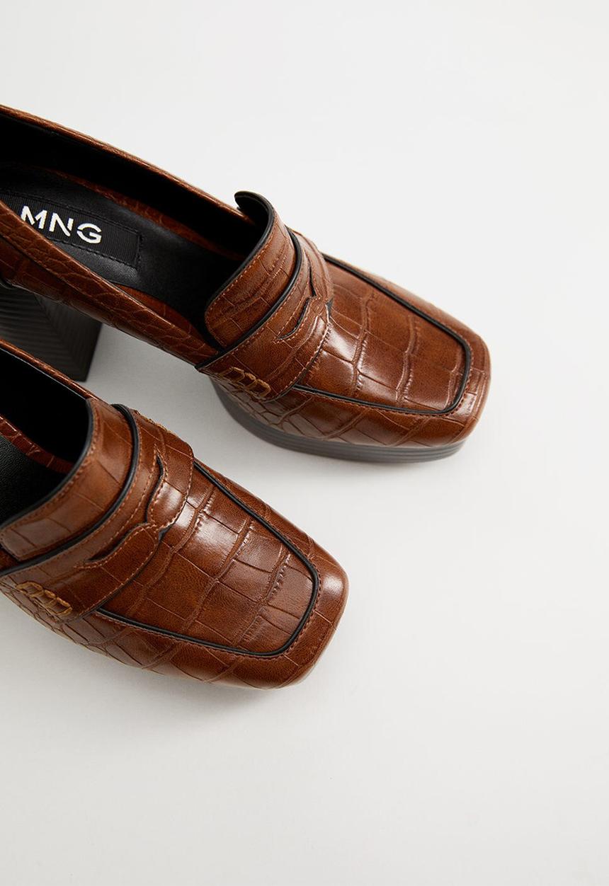 MANGO - Disco heel - brown