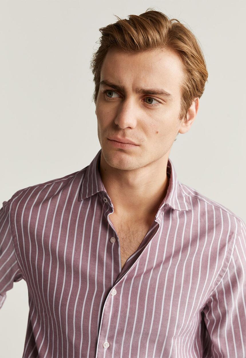 MANGO - Pacha  shirt - red