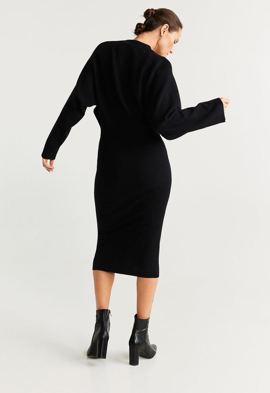 MANGO - Dress bomerang - black