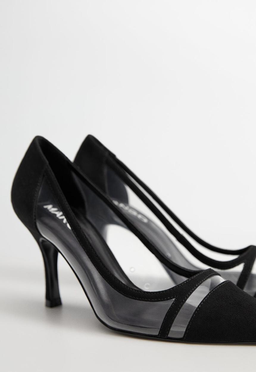 MANGO - Daisy heel - black
