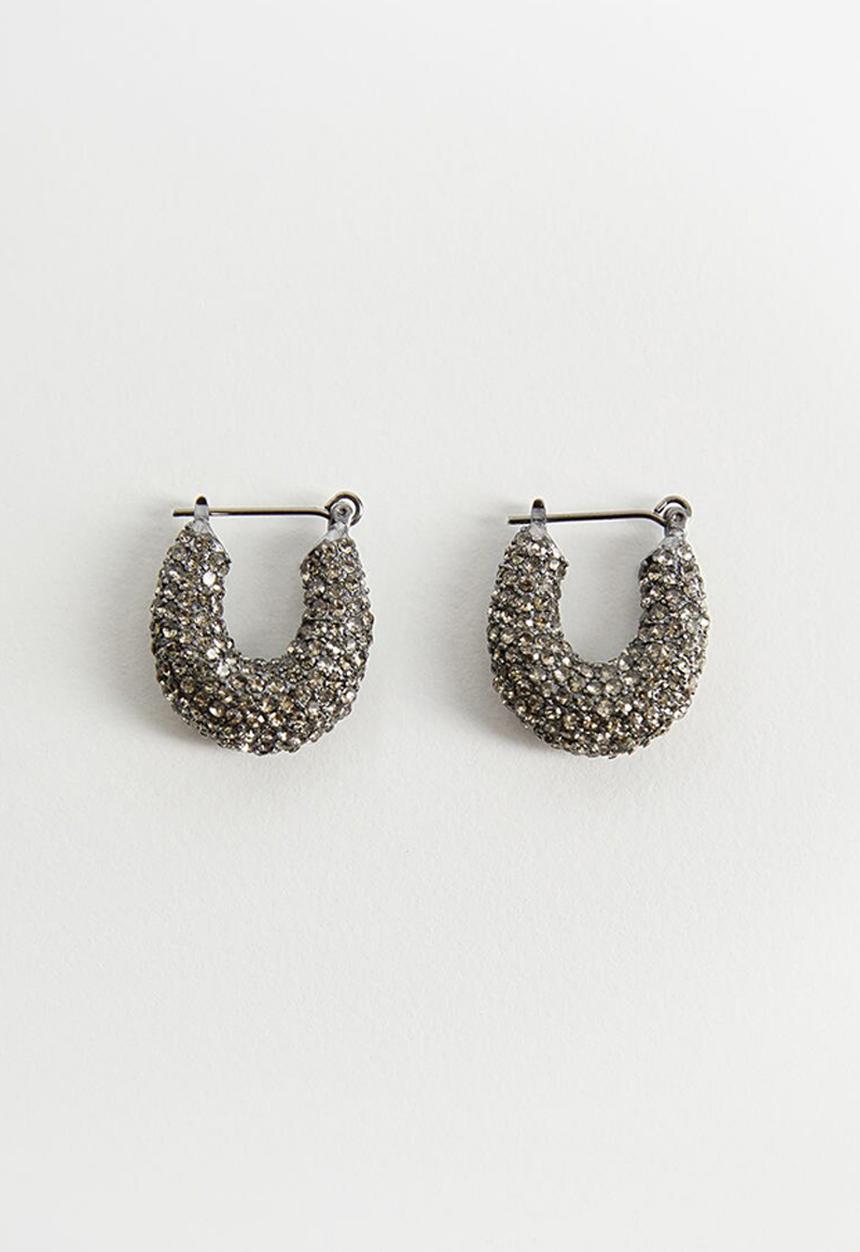 MANGO - Earrings madonna - silver