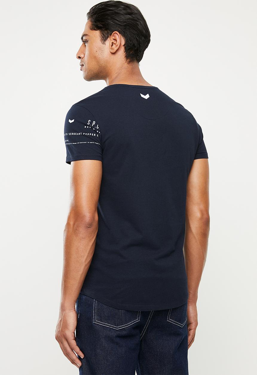 S.P.C.C - Dyer scoop hem logo tee - ink