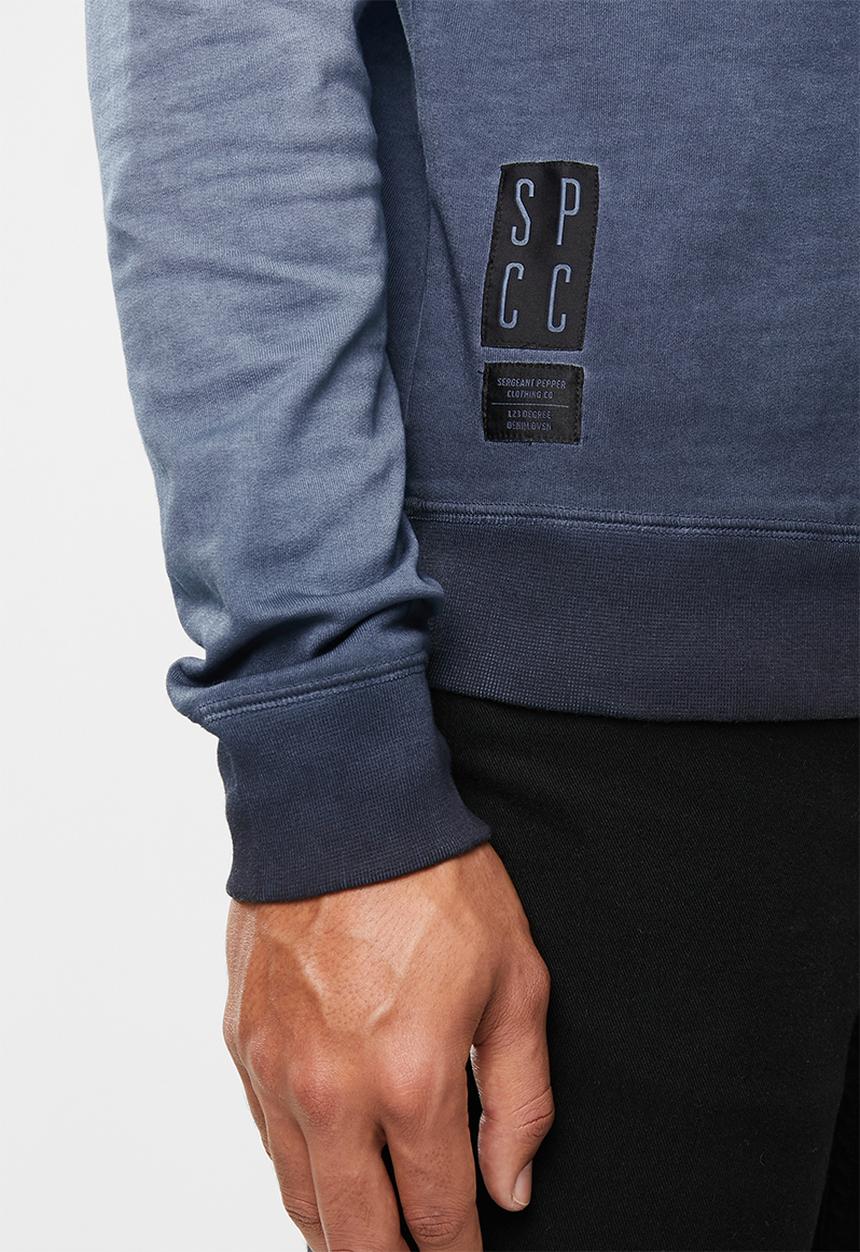 S.P.C.C - Lenox reverse dye crew new logo sweat - ink