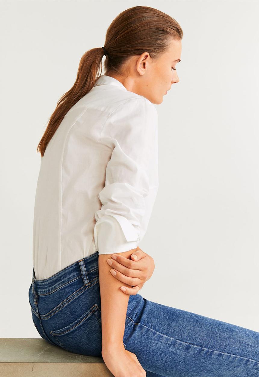 MANGO - Jeans sculpt - blue