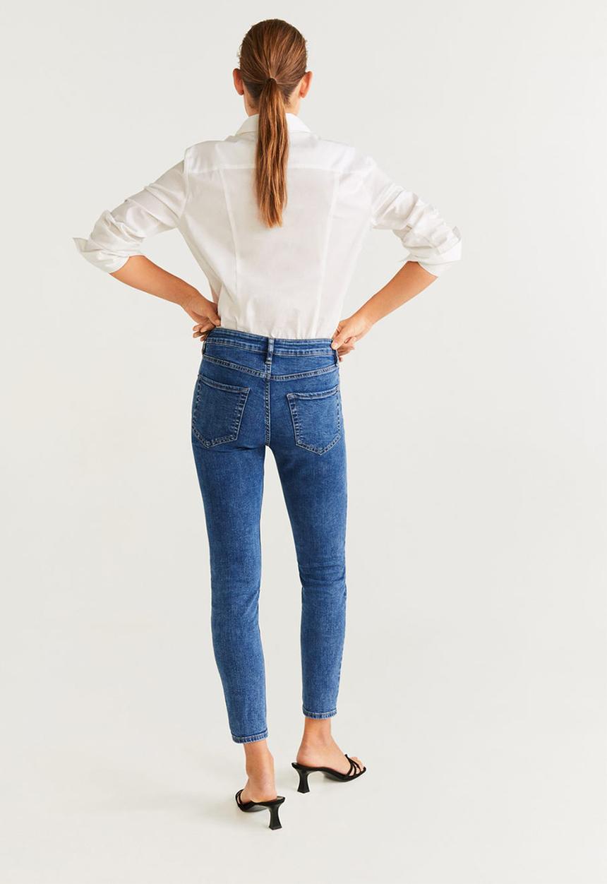 MANGO - Jeans sculpt - blue