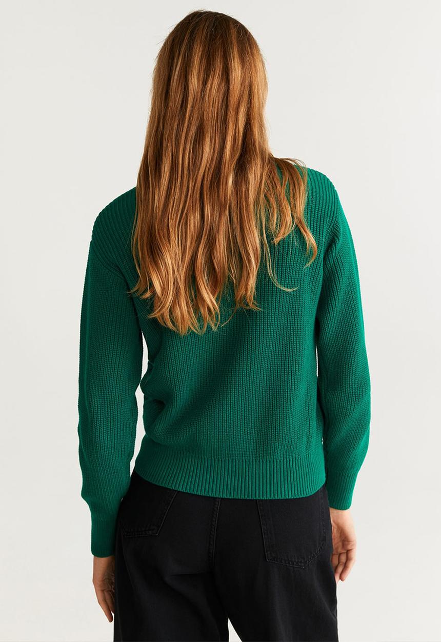 MANGO - Sweater gencel - green