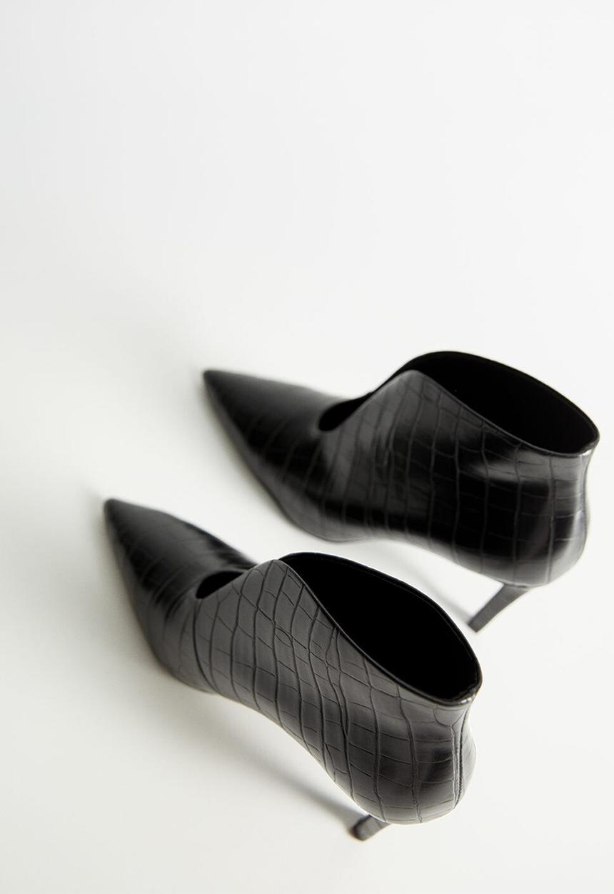 MANGO - Pico ankle boot - black