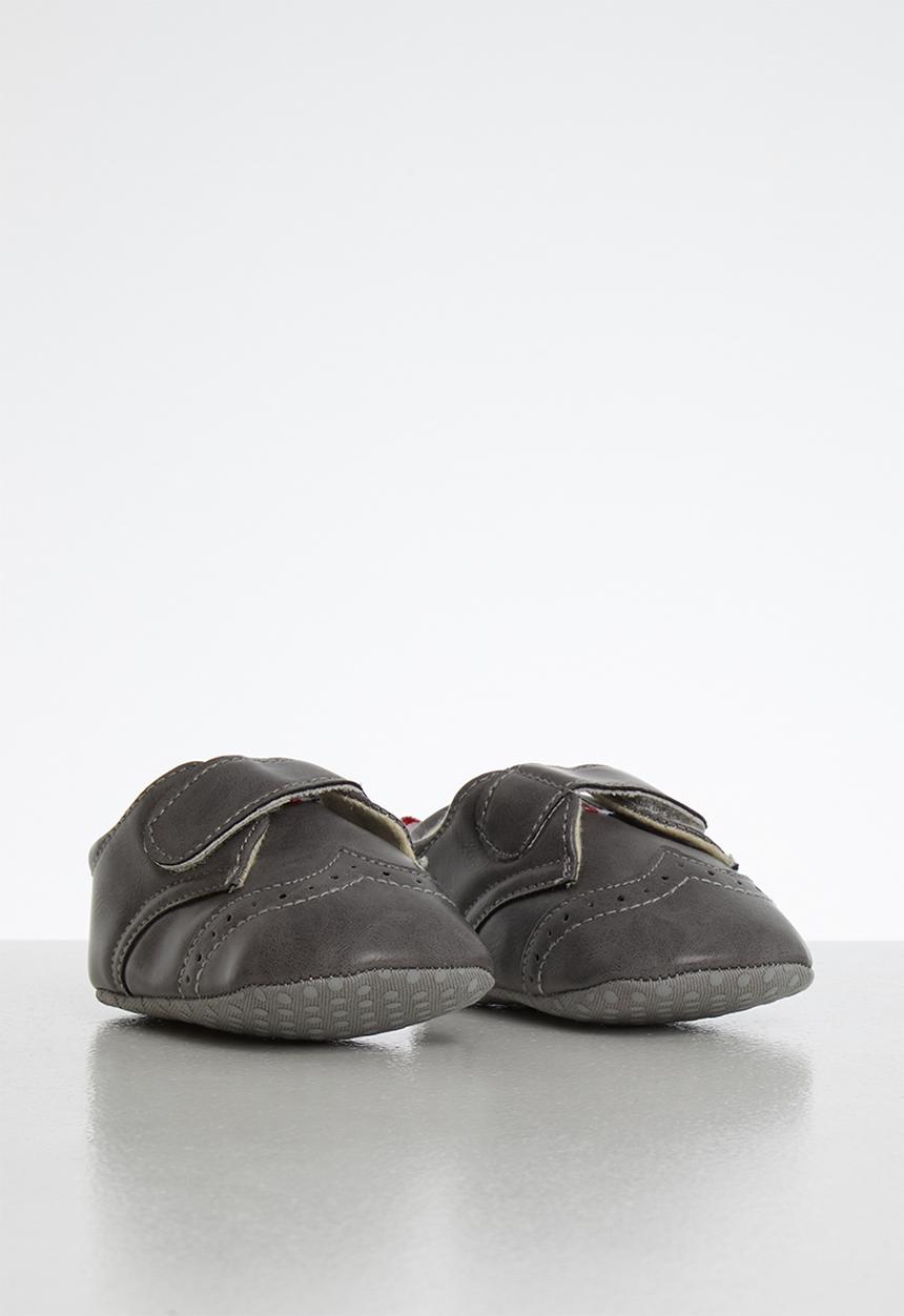 Pop Candy - Velcro strap bootie - grey