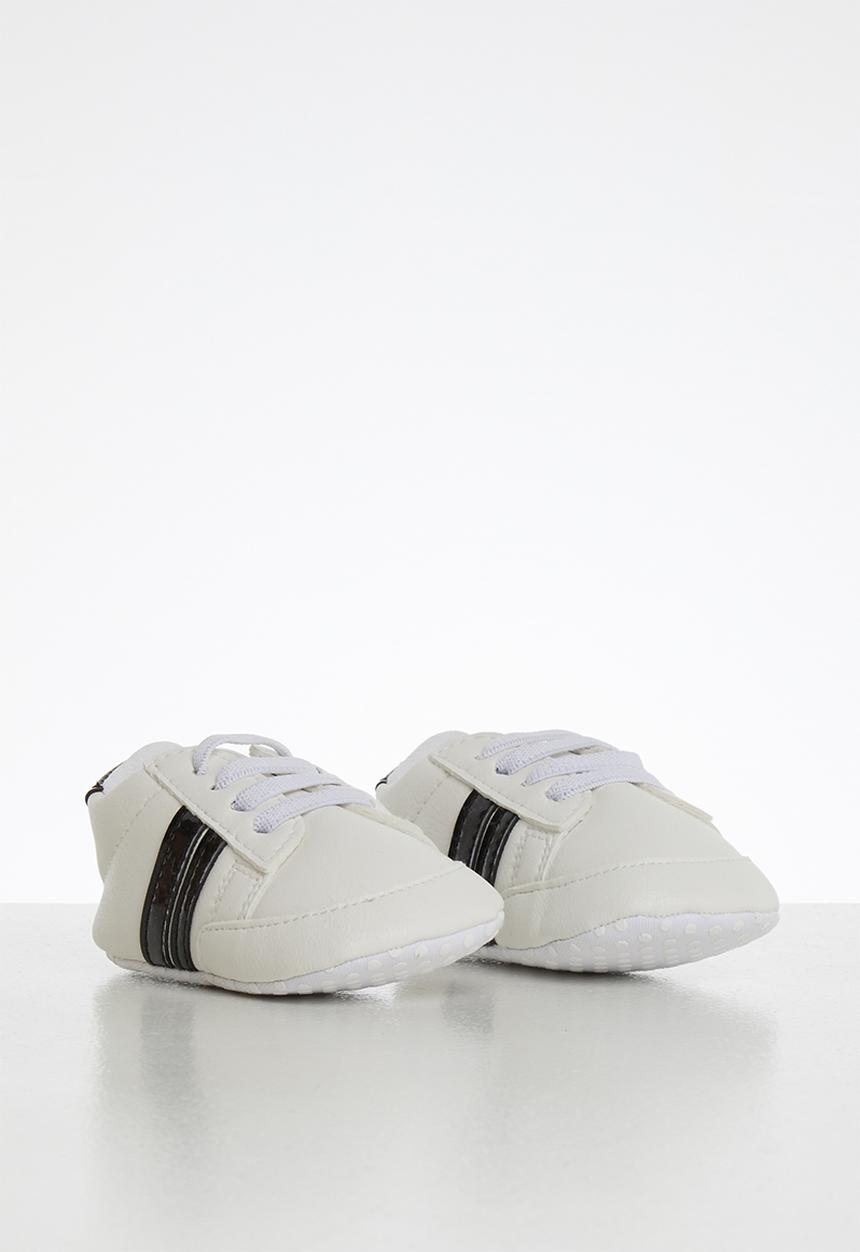 Pop Candy - Baby pull on sneaker - white