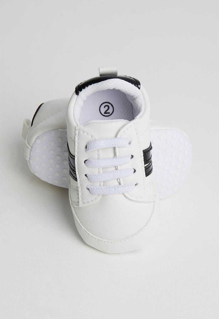 Pop Candy - Baby pull on sneaker - white