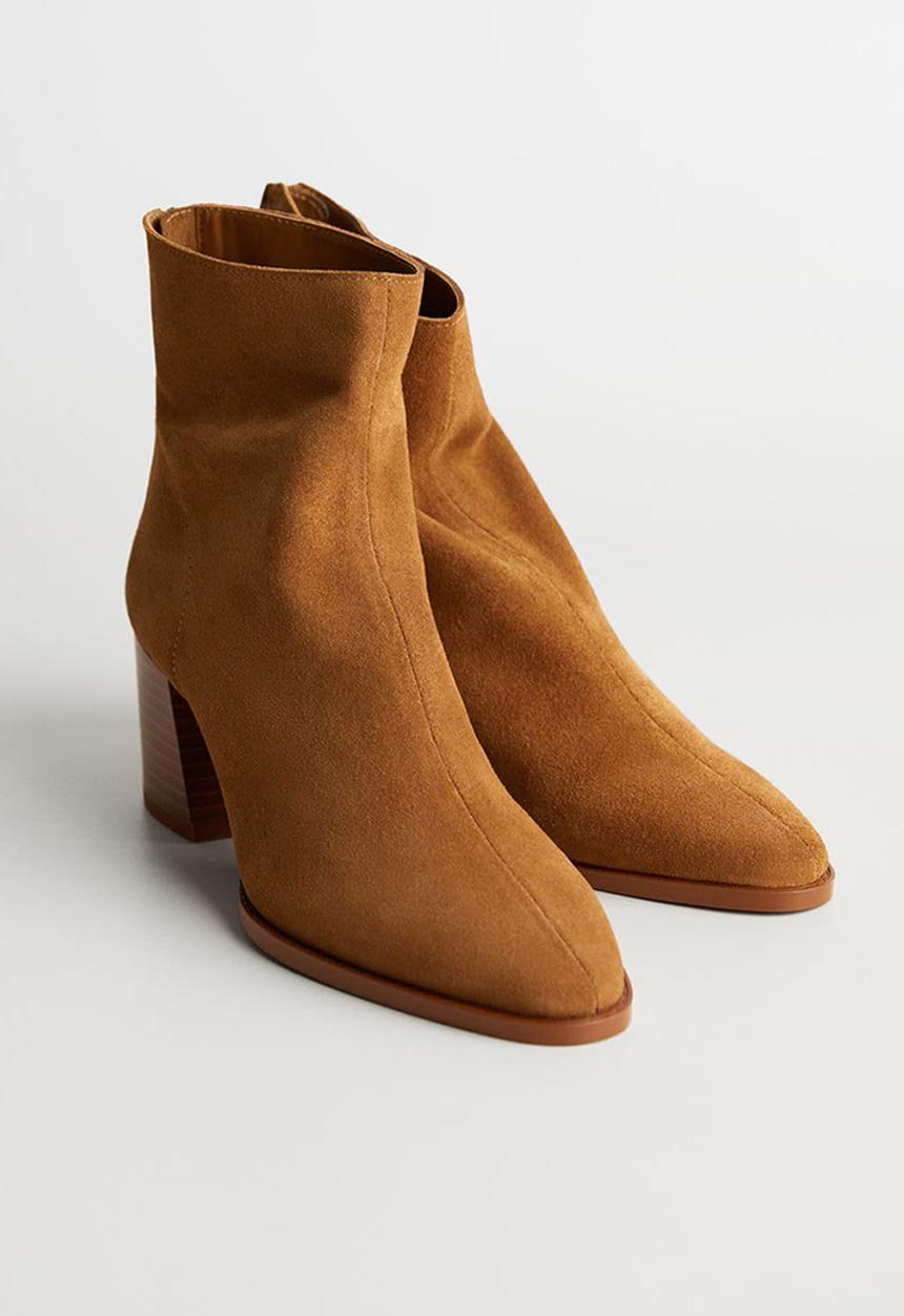 MANGO - Lille ankle boot - sand