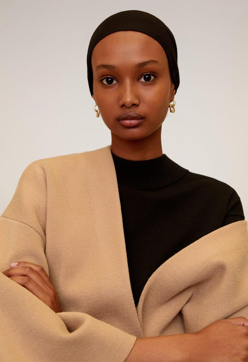 MANGO - Cardigan pia -  brown