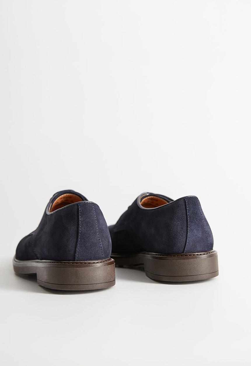 MANGO - Leolight suede shoes - navy