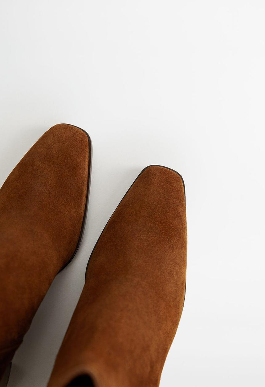MANGO - Desert ankle boot - brown