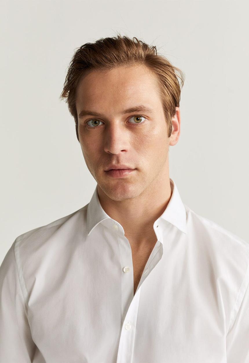 MANGO - Play shirt- white