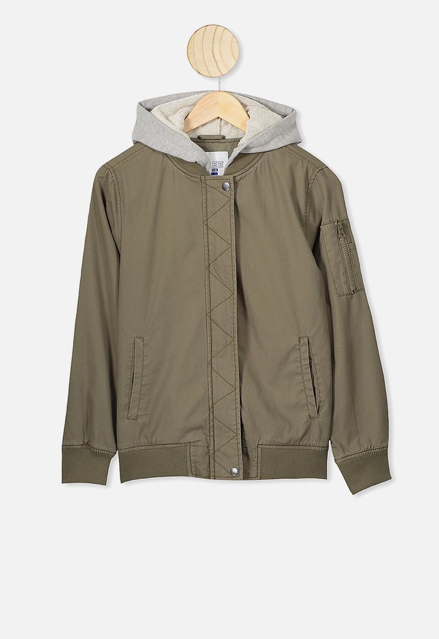 Free by Cotton On - Joe bomber - khaki
