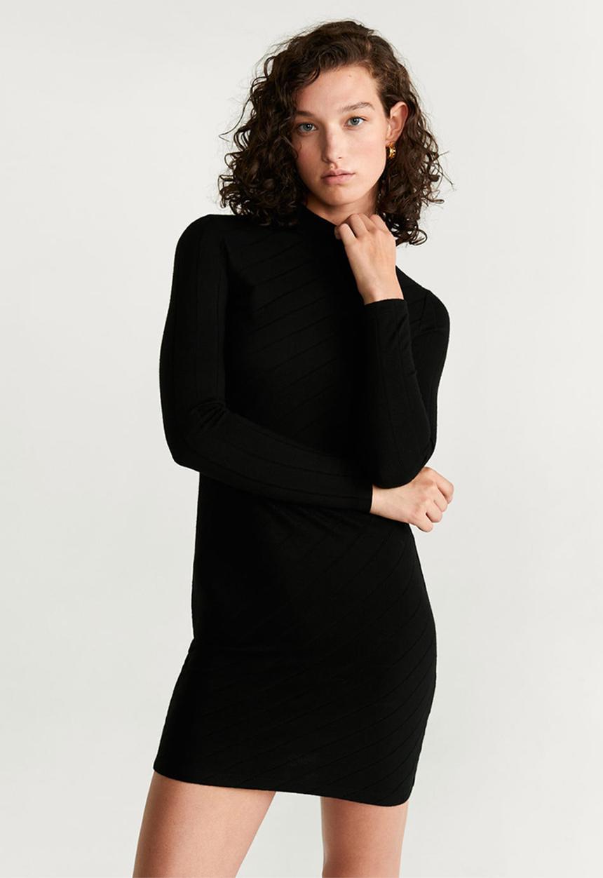 MANGO - Dress Evelyn - black