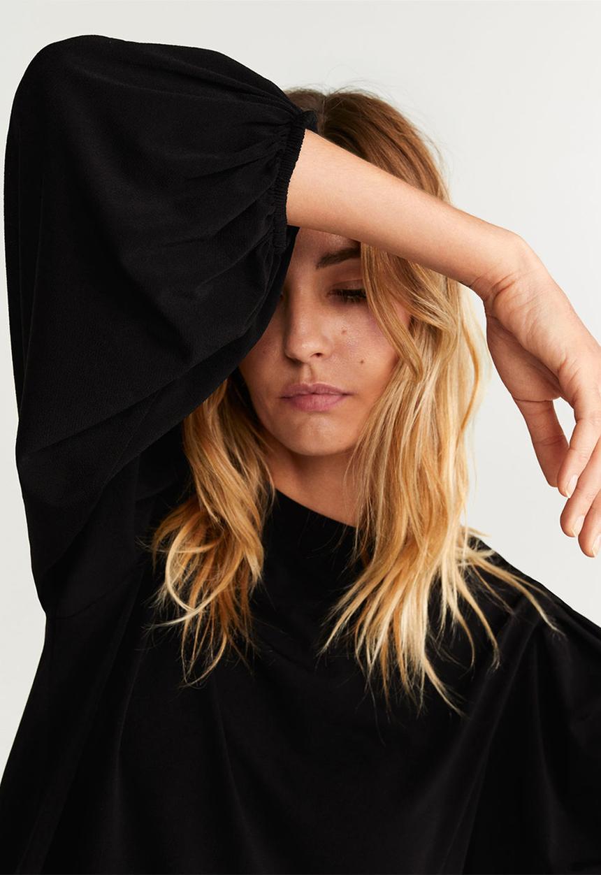 MANGO - T-shirt cute - black