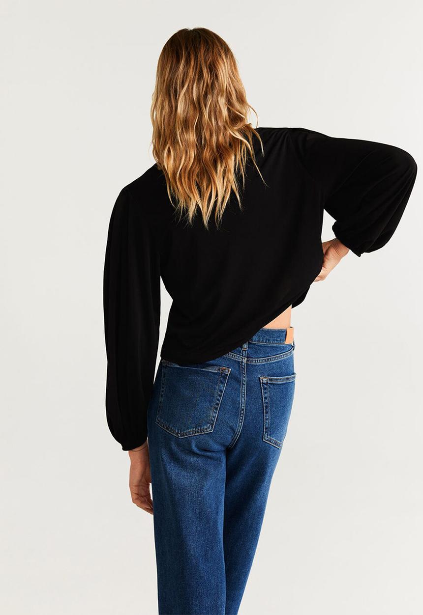 MANGO - T-shirt cute - black