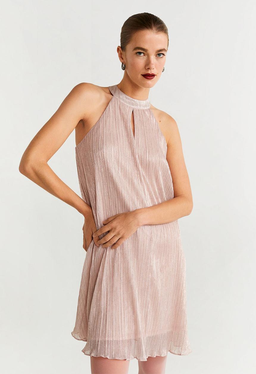 MANGO - Dress halpli - pink