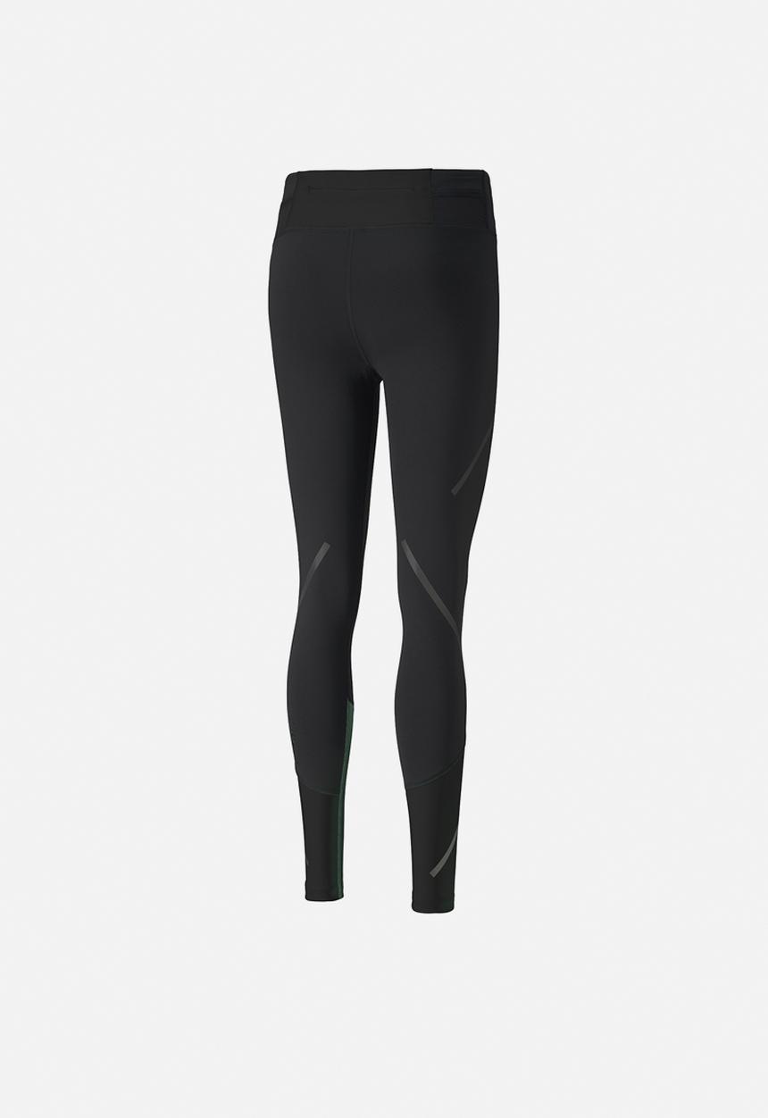 PUMA - Runner id thermo 7/8 tight - green & black 