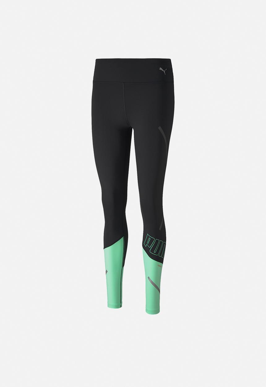 PUMA - Runner id thermo 7/8 tight - green & black 