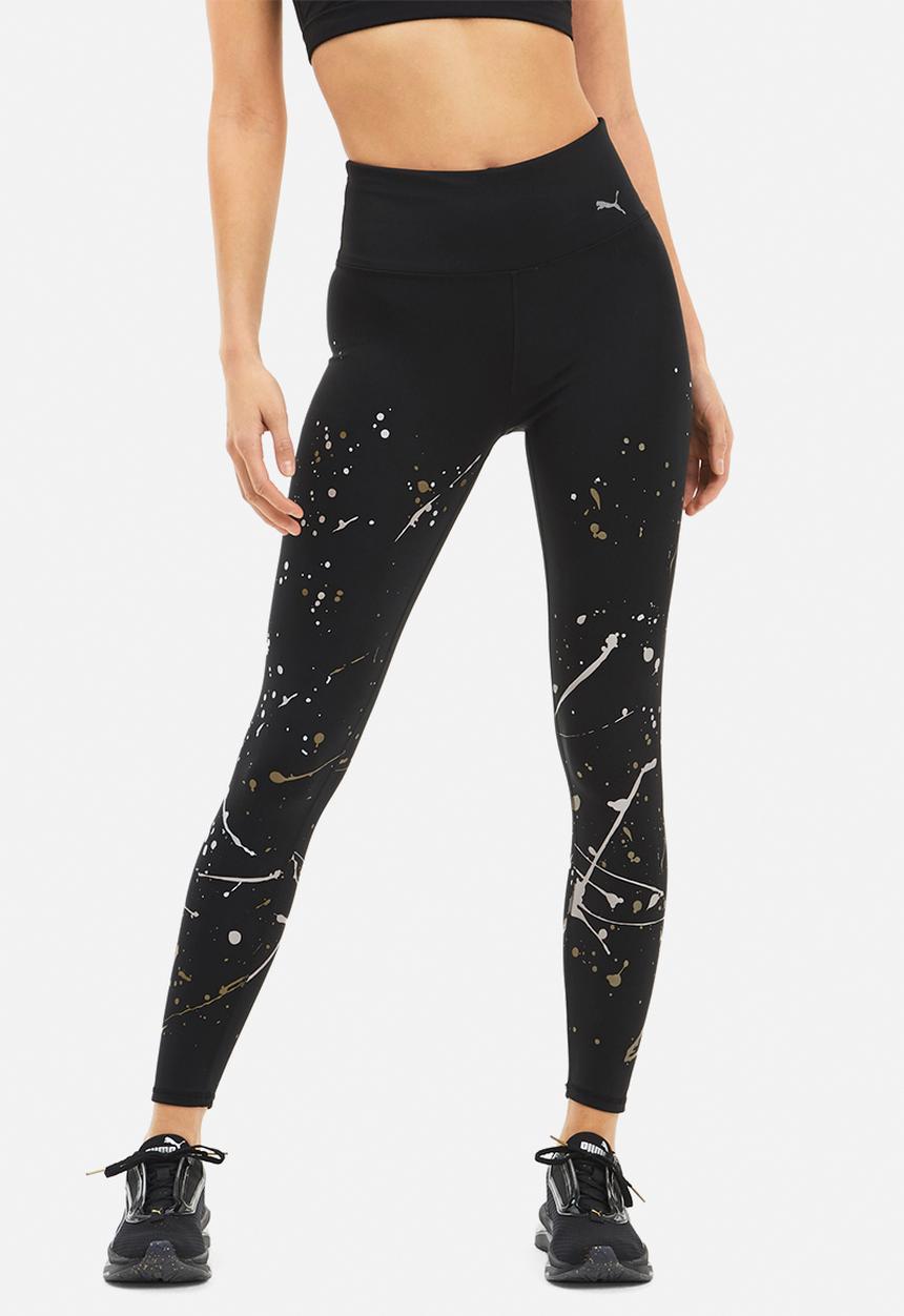 PUMA - Metal splash splatter tight - black