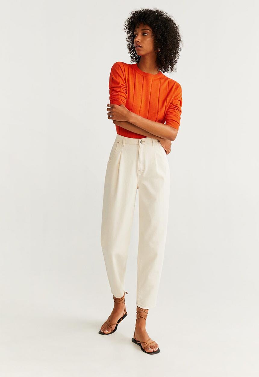MANGO - Sweater lucca - orange