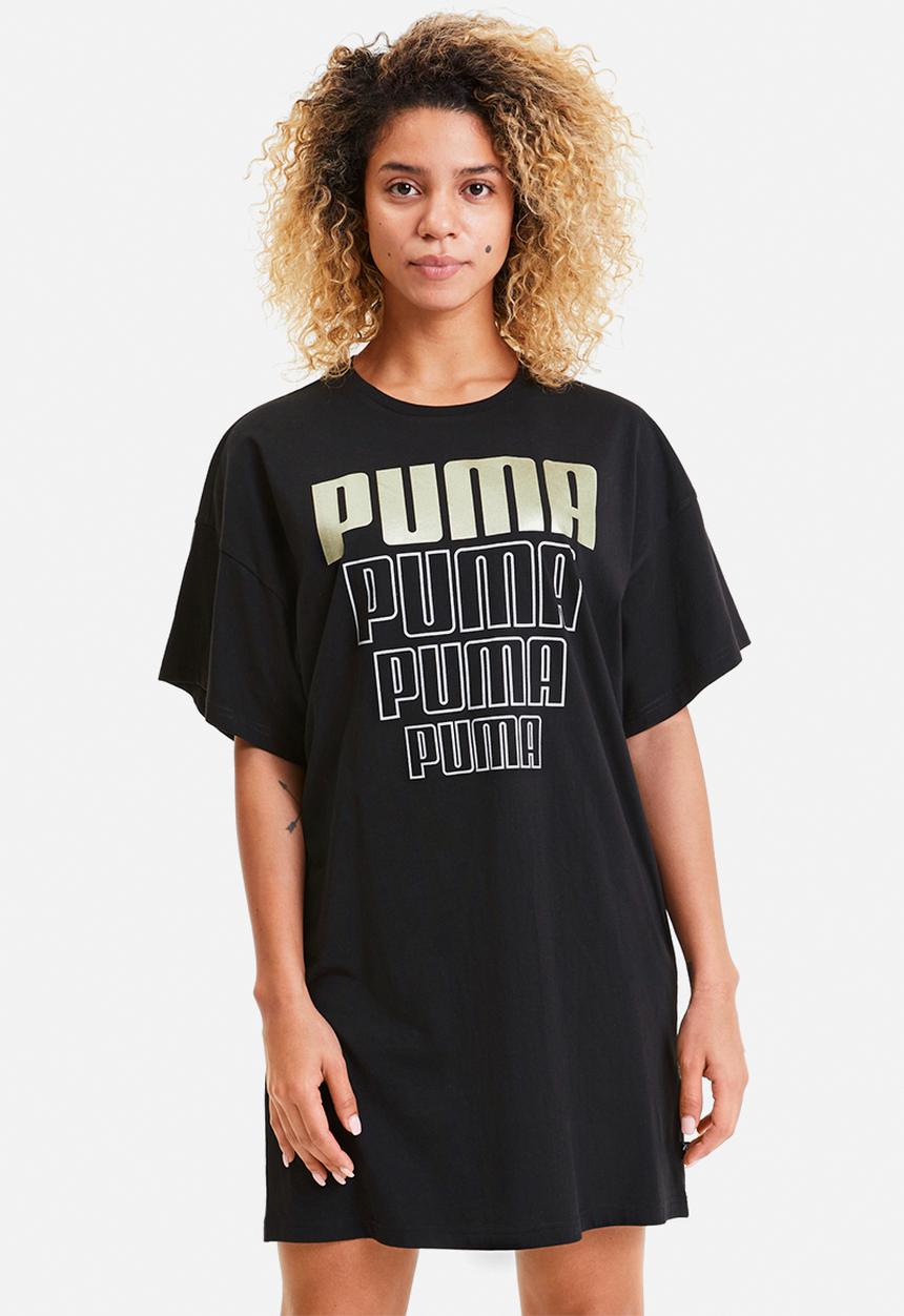PUMA - Rebel light weight tee dress - black