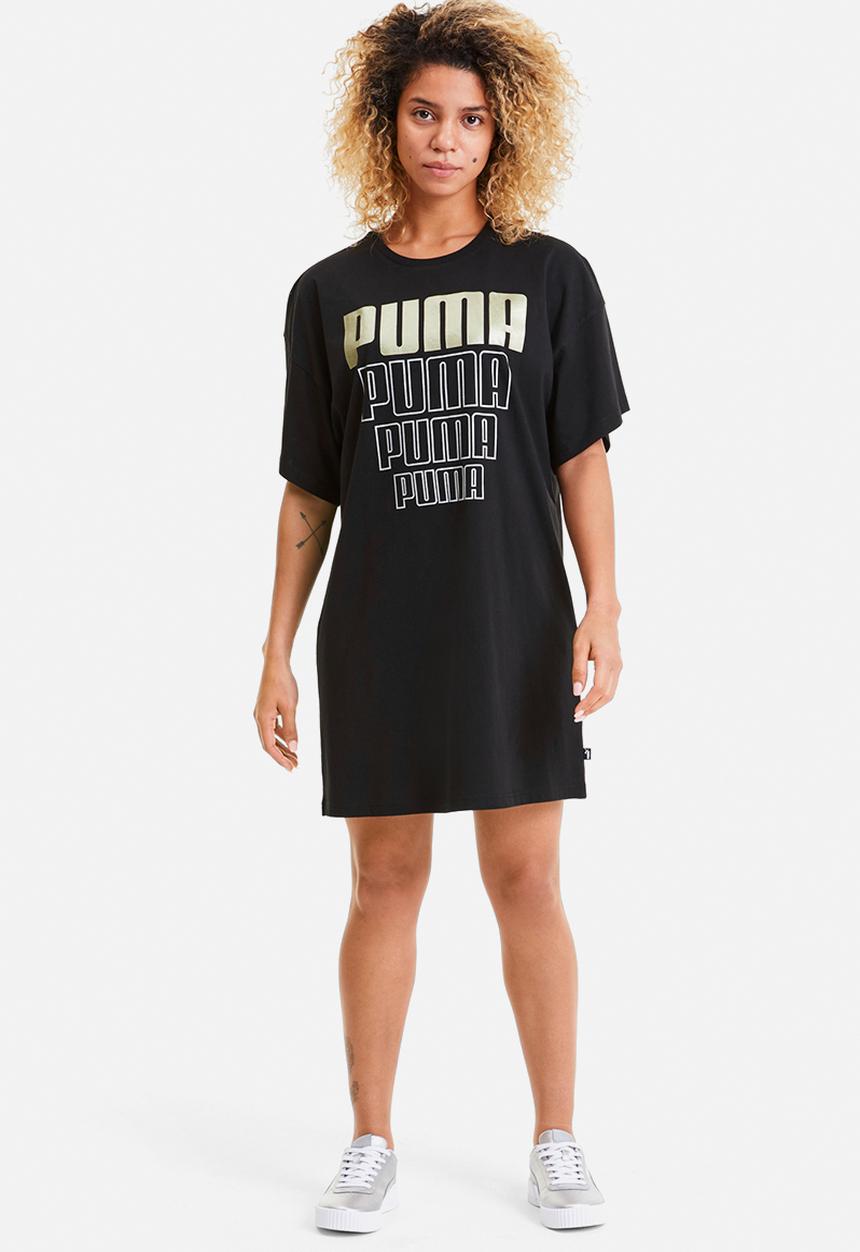 PUMA - Rebel light weight tee dress - black