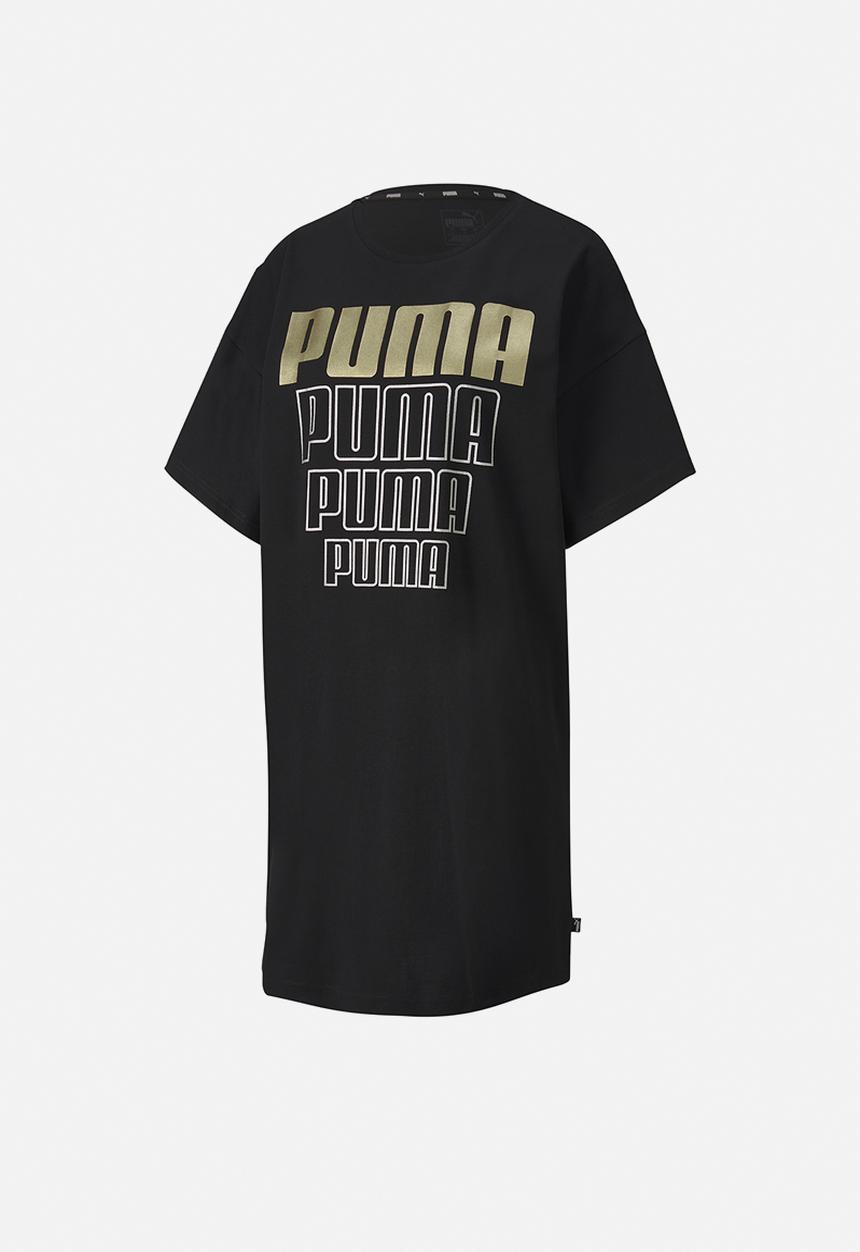 PUMA - Rebel light weight tee dress - black