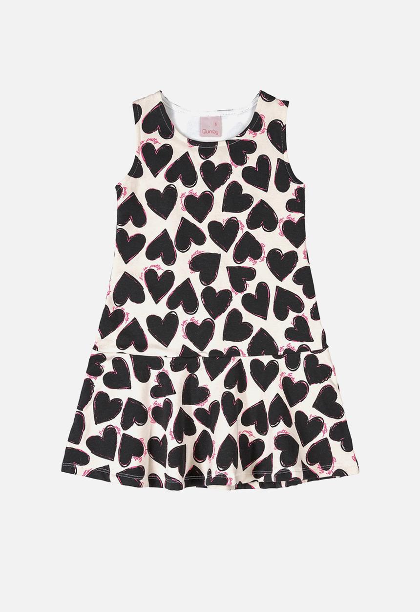 Quimby - Dress & overlapping blouse set - multi 