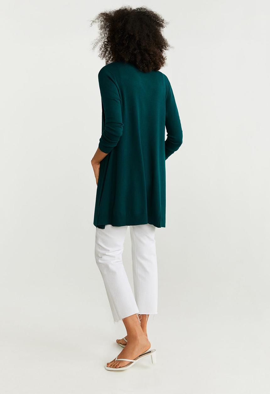 MANGO - Cardigan alma - dark green
