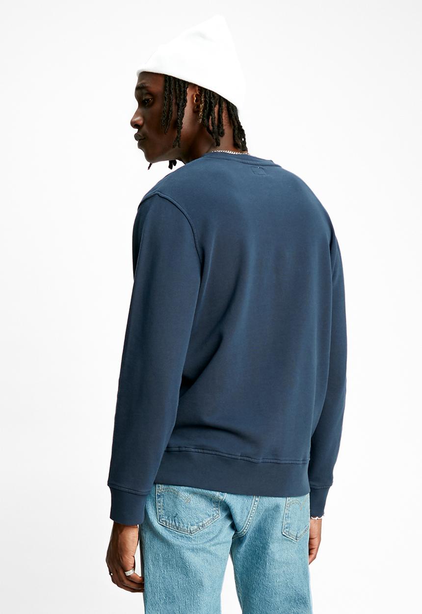 Levi’s® - Crew logo colourblock sweatshirt - navy