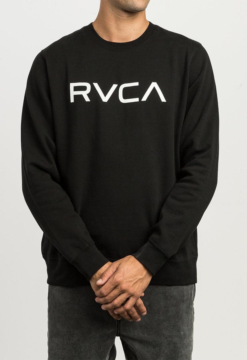 RVCA - Big RVCA crew sweater - black
