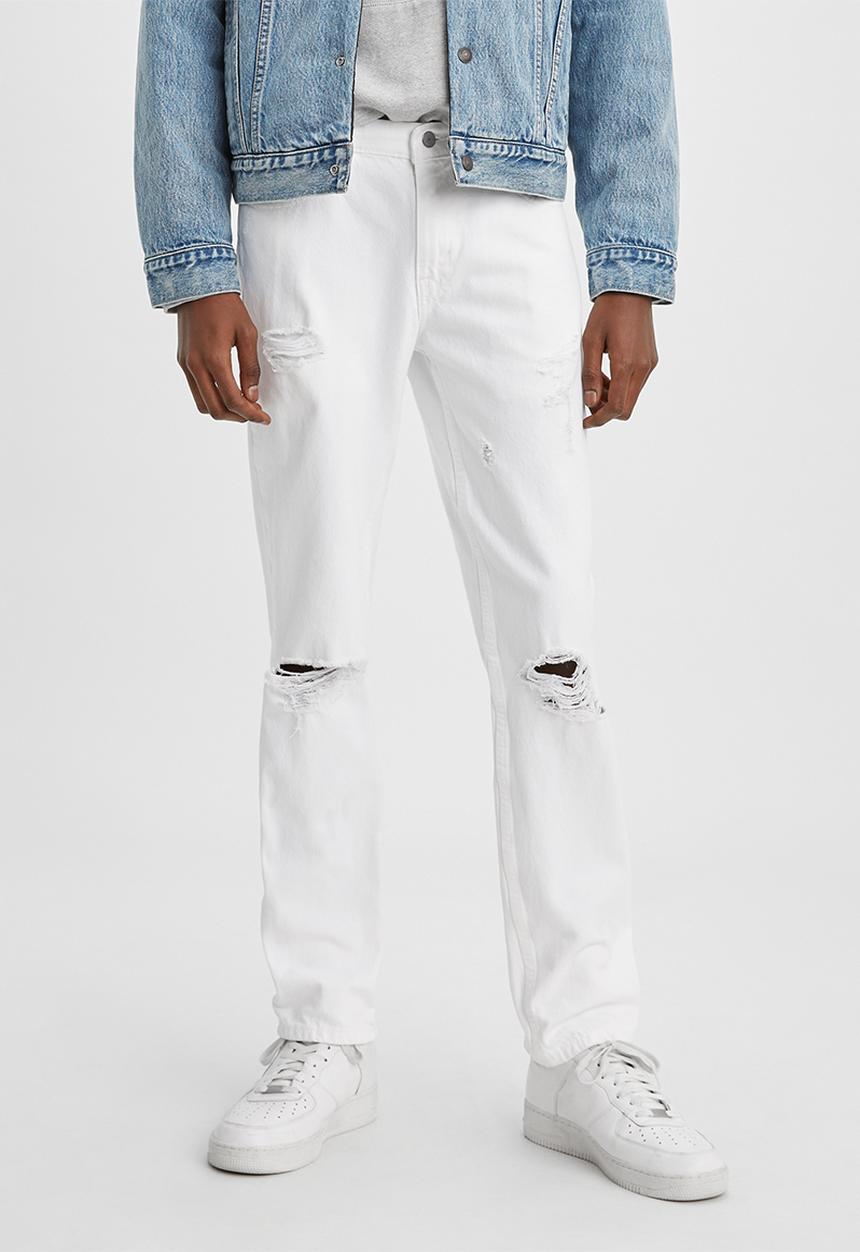 Levi’s® - Slim marshmallow burnout dx jeans - white