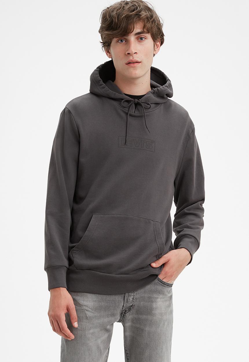 Levi’s® - Graphic t3 ssnl boxtab hoodie - charcoal