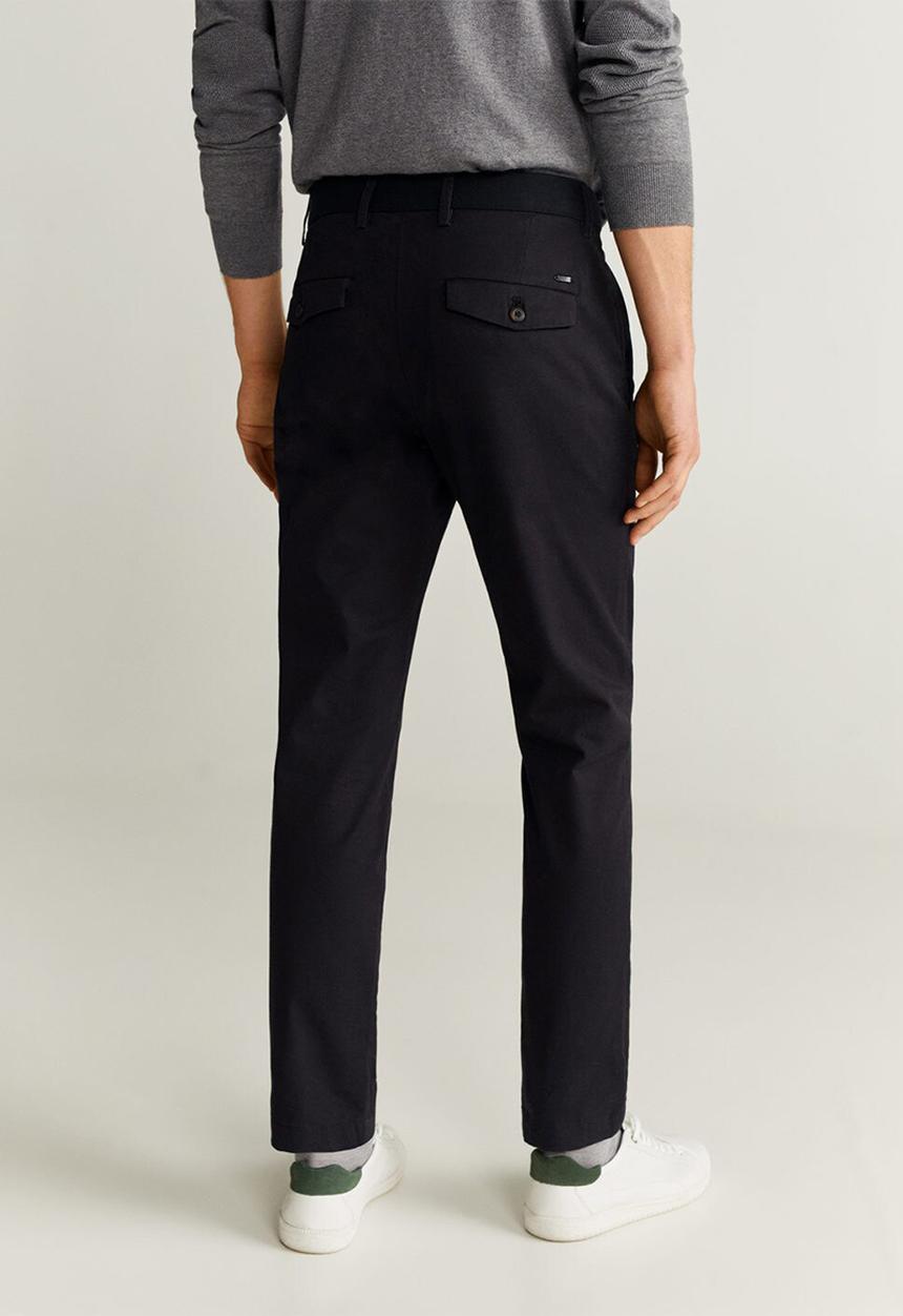 MANGO - Prato trousers - black