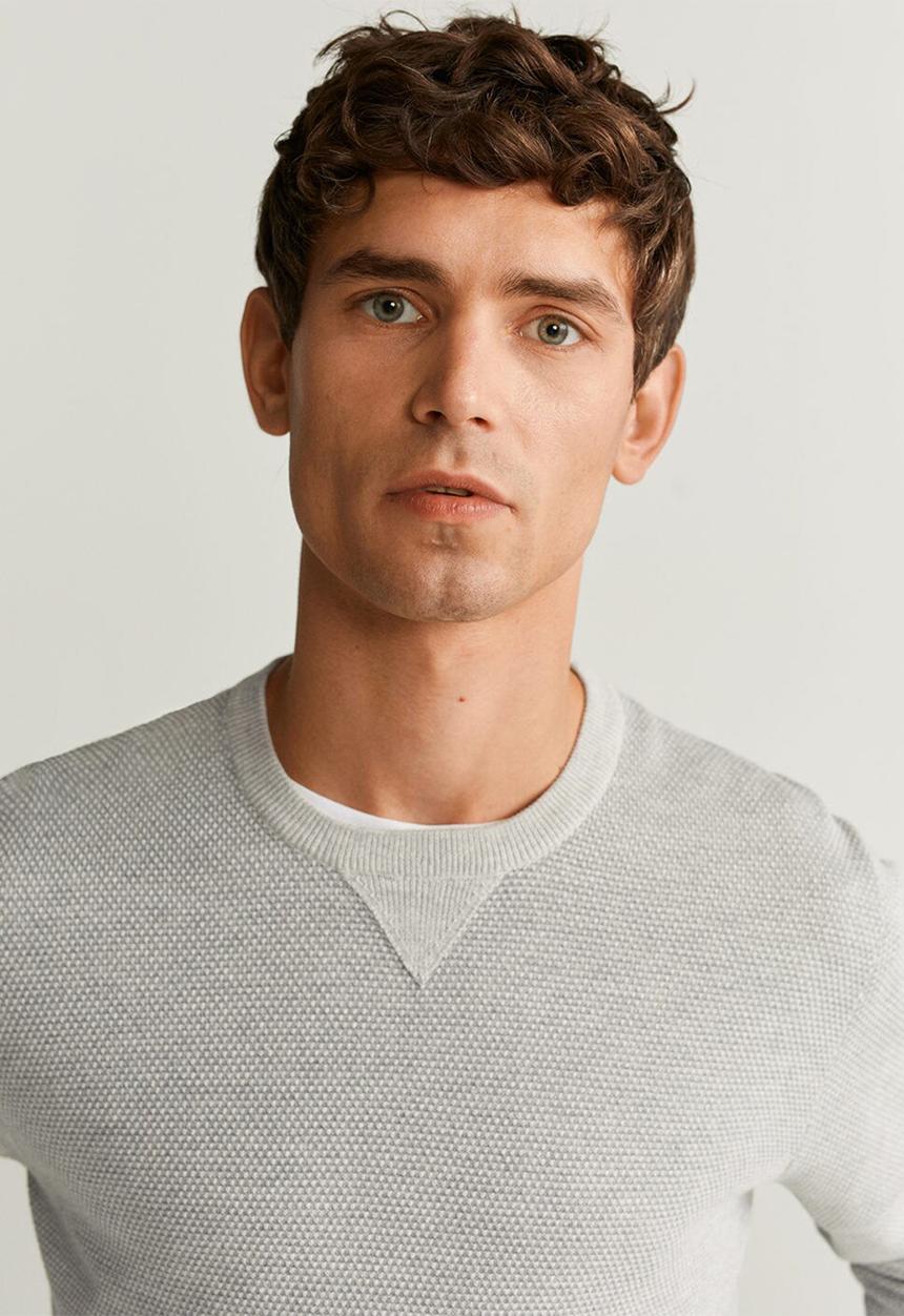 MANGO - Antigua sweater - grey