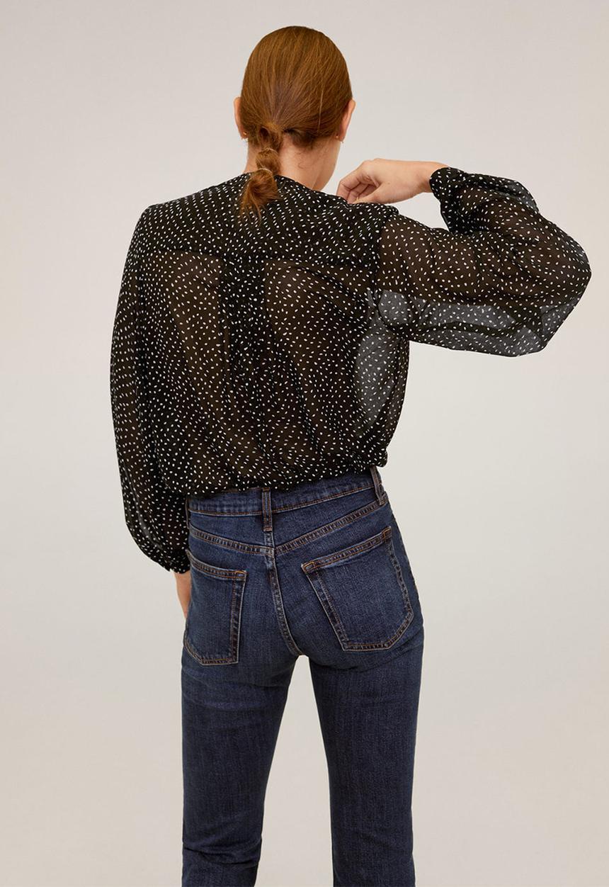 MANGO - Shirt prarie - black
