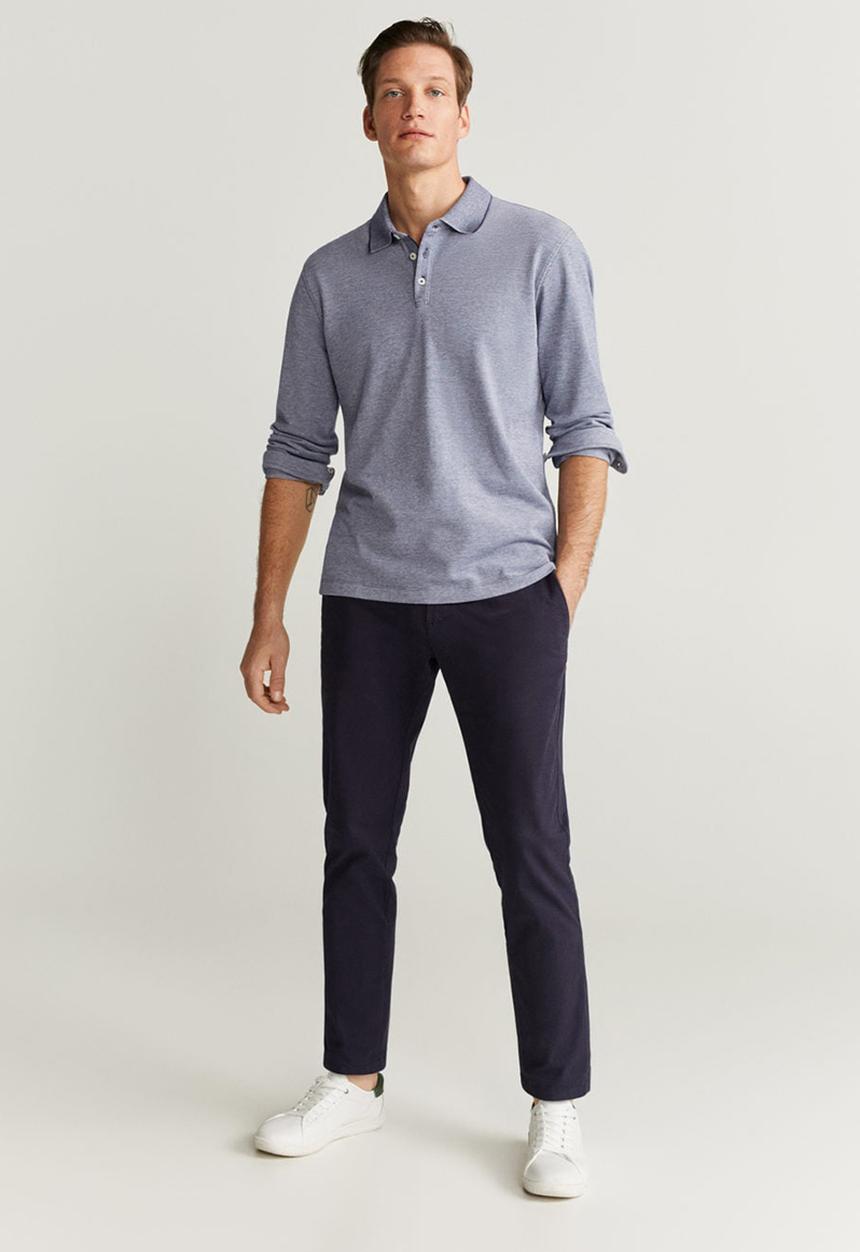 MANGO - Regat polo shirt - blue