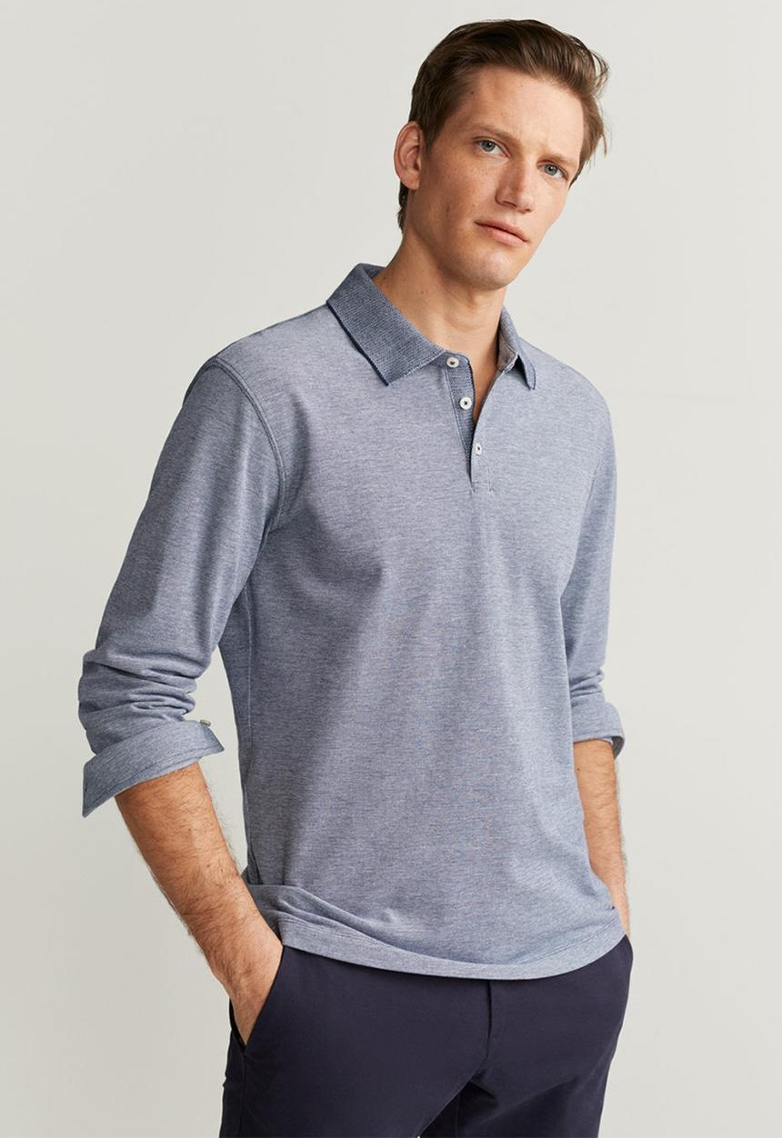 MANGO - Regat polo shirt - blue