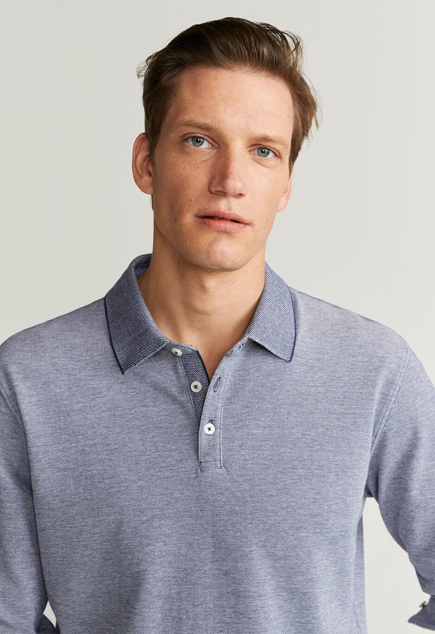 MANGO - Regat polo shirt - blue