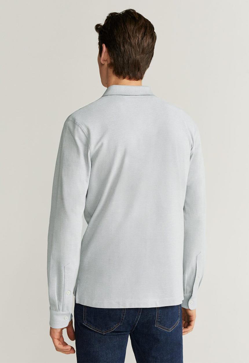 MANGO - Regat polo shirt - grey